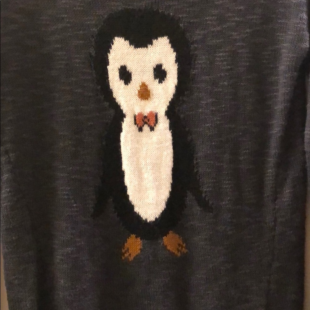 Cozy penguin sweater